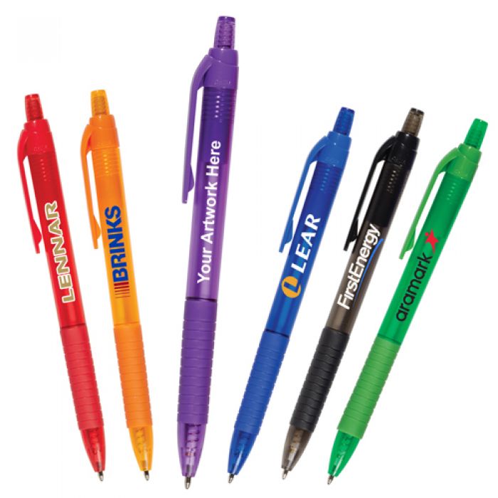 Custom Imprinted Echo Translucent Ballpoint Pens