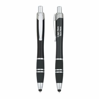 Logo Tri-Band Pen with Stylus