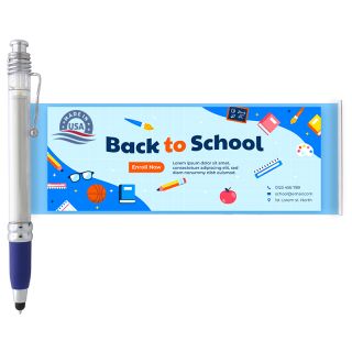 Translucent Banner Stylus Pens