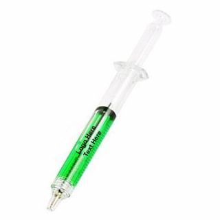 5 Inch Logo Syringe Shape Pens