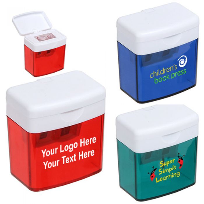 Customized Dual Tool Pencil and Crayon Sharpeners