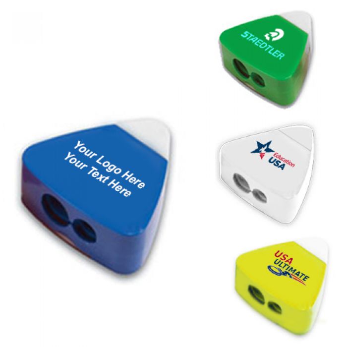 Promotional Logo Triad Eraser and Sharpeners