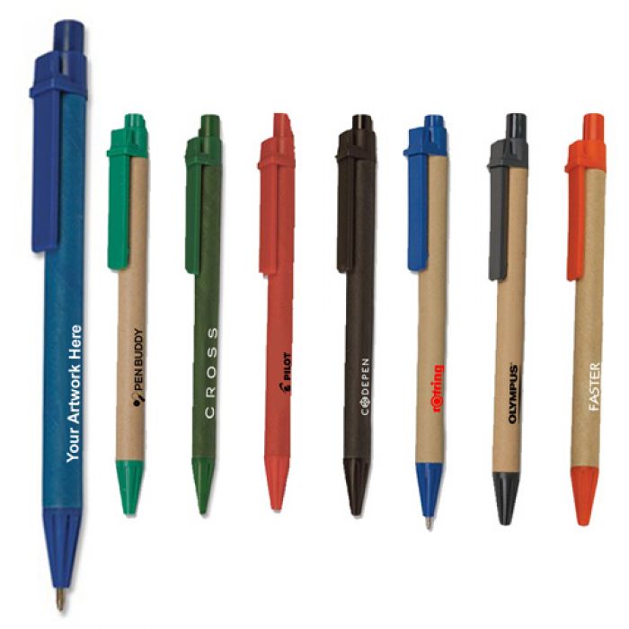 Promotional Eco Paper Barrel Pens