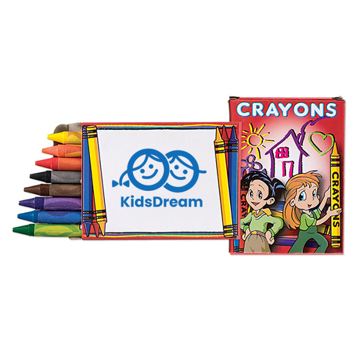 Custom Eight Pack Kids Crayons