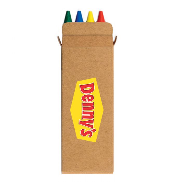 Custom Imprinted 4 Pack Crayons