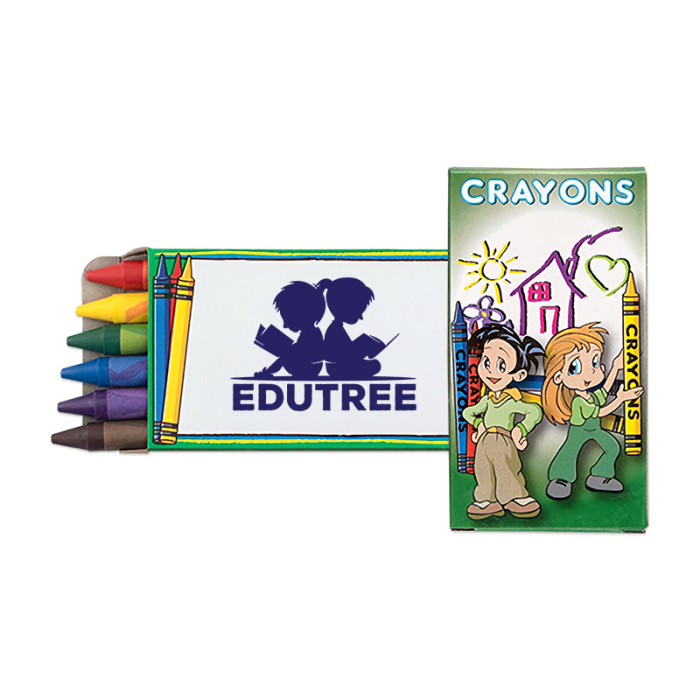 Custom Six Pack Kids Crayons