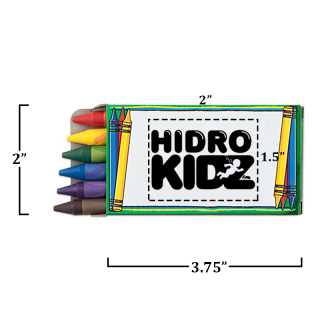 Six Pack Kids Crayons