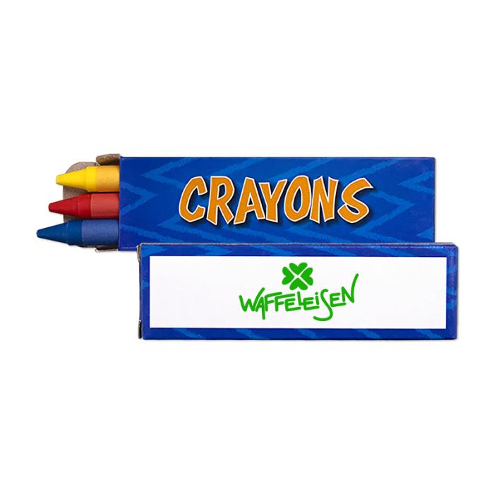 Custom Three Pack Kids Crayons