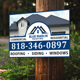 22" x 14" Yard Signs - Full Color - Single or Double Side