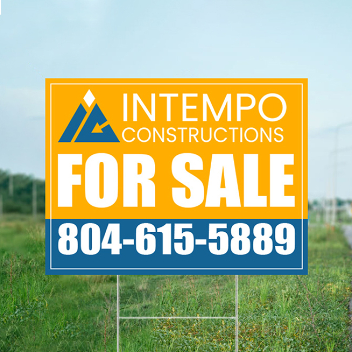 32" x 24" Custom Real Estate Yard Signs - Full Color