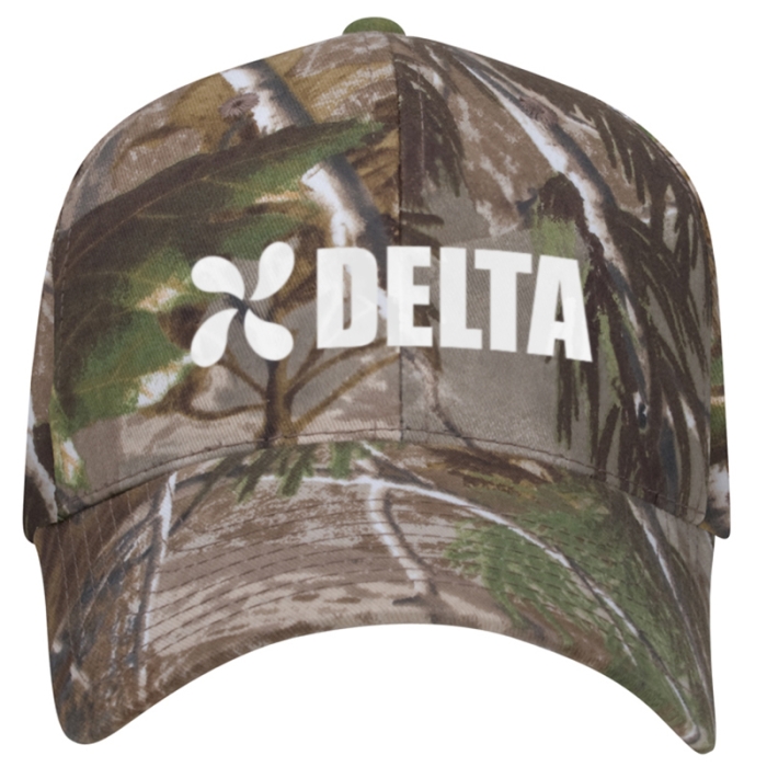 Custom Printed Camo Caps