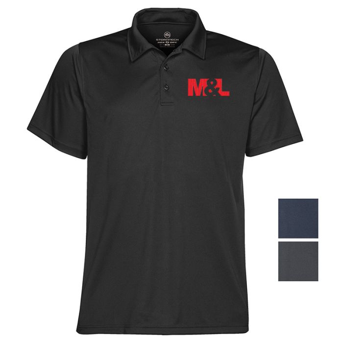 Custom Printed Stormtech Apollo Men's H2x Dry Polos