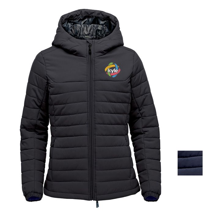 Custom Stormtech Nautilus Women's Quilted Hoodies