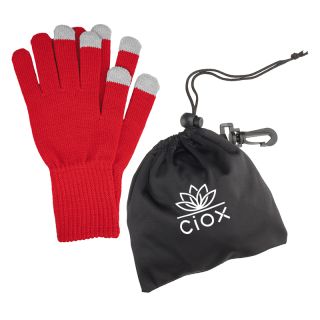 Touch Screen Gloves In RPET Pouch