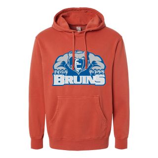 Unisex Midweight Pigment Dyed Hooded Sweatshirts
