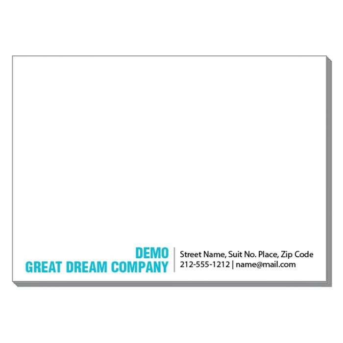 4x3 Customized Full Color Sticky Notes Best Value Series