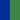 Blue with Green