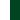 White with Forest Green