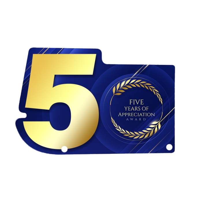 10 Inch Custom Shaped Acrylic Awards