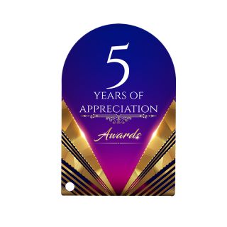 5 Inch Shaped Acrylic Awards