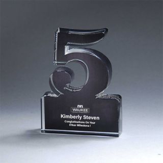 Freestanding 5 Year Anniversary Awards