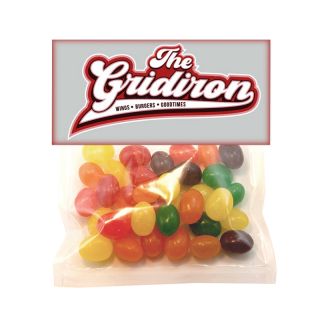 Large Candy Bags with Header Card - Jelly Beans