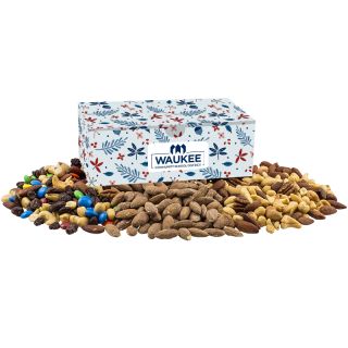 Large Chest Boxes with Trail Mix, Almonds and Mixed Nuts