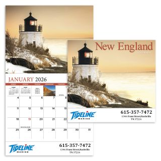 New England Appointment Stapled Wall Calendars