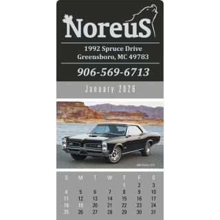 Press-N-Stick Cruisin Cars Calendars