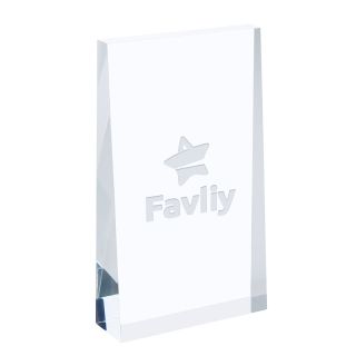 Printed Acrylic Wedge Awards-Small