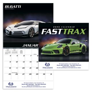 Printed Fast Trax Appointment Stapled Wall Calendars