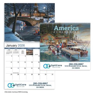 ized America Remembered Appointment Spiral Wall Calendars