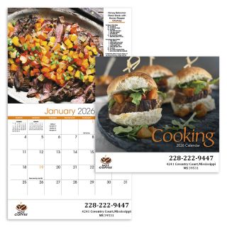 ized Cooking Appointment Stapled Wall Calendars
