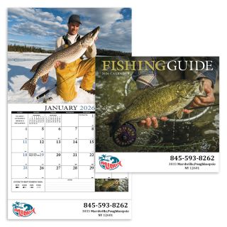 ized Fishing Guide Appointment Stapled Wall Calendars