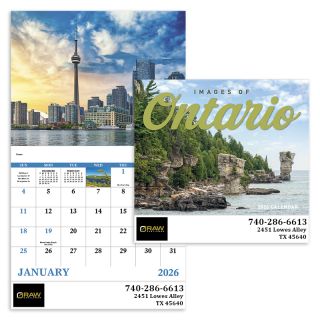 ized Images of Ontario Stapled Calendars