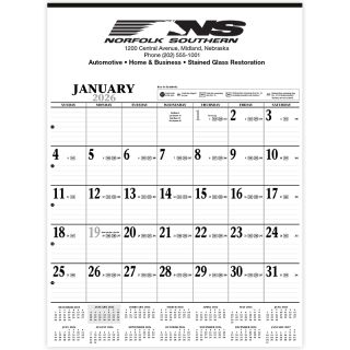 ized Large Contractor Wall Calendars