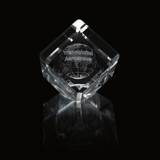 ized Large Slant Cube Block Awards