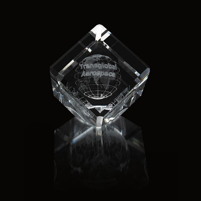 Customized Large Slant Cube Block Awards