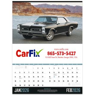 ized Muscle Cars Wall Calendars