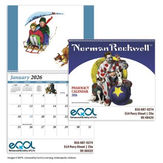 ized Rockwell Pharmacy Special Markets Wall Calendars