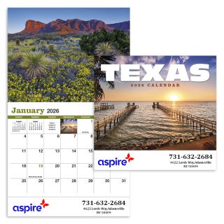 ized Texas Appointment Stapled Wall Calendars