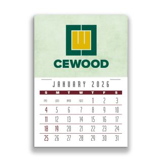 4C Press-N-Stick Header Contemporary Calendars