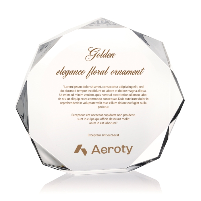 Imprinted Enterprise Octagon Awards