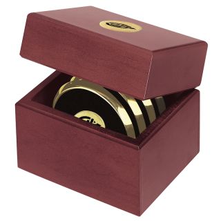 Four Coasters with Solid Cherry Chest