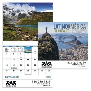 Latinoamerica en Paisajes Stapled Calendars