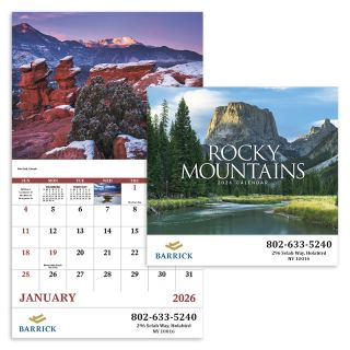 Rocky Mountains Stapled Calendars
