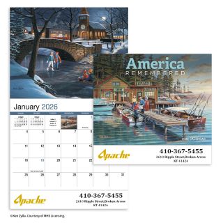 America Remembered Appointment Stapled Wall Calendars