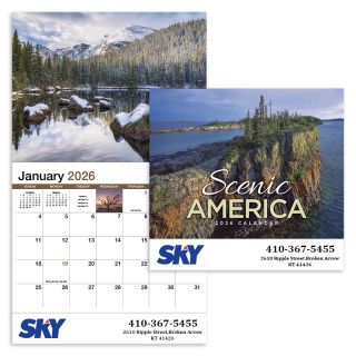Scenic America Appointment Stapled Wall Calendars