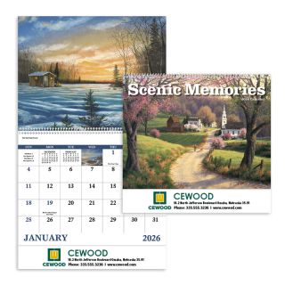 Scenic Memories Spiral Calendars
