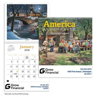 America Remembered Pocket Wall Calendars